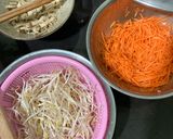 Hình bước làm 2 của món Bánh xèo nấm chay