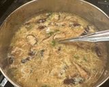 A picture of step 3 of Egg Drop Soup.