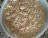 A picture of step 1 of Besan ka chila 😊😊😊.