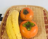 Foto del paso 1 de la receta: Ensalada de frutas mango, caqui, plátano, arándanos!!