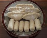 Foto langkah ke 5 dari resep 7. Pempek Dos (Pempek tanpa ikan).