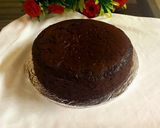 A picture of step 4 of Barley coffee chocolate cake.