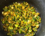 A picture of step 3 of Kandyachi paath.