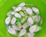 Hình bước làm 2 của món Ốc bươu nấu chuối đậu