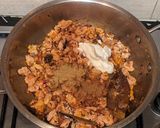 A picture of step 6 of Chicken Keema Pav.
