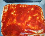 Füstölt tarjás tepsis pizza 🍕 recept fázis 4 fotója