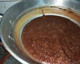 A picture of step 20 of Dodha Burfi with Daliya.
