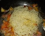 A picture of step 3 of Maggi in 2 minutes.