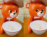 A picture of step 2 of Adorable Peanut Butter Milk Shaved Ice with Bear Decoration.