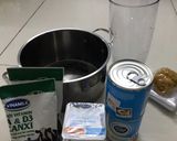 Hình bước làm 1 của món Sữa chua mềm dẻo phiên bản ủ khô