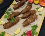 A picture of step 12 of Restaurant style seekh kabab 😍🥰.