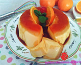 Foto del paso 4 de la receta: Flan de zumo de naranja
