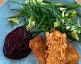 A picture of step 5 of Kashkaval Pane with Blackberry Chia Jam.