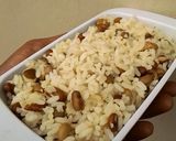 A picture of step 5 of Plain Fried Rice and Beans.