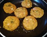 A picture of step 4 of Bitter Gourd Tikki.