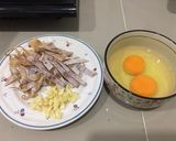 รูปขั้นตอนการทำที่ 2 ของ ปลาหมึกแห้งผัดไข่