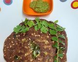 A picture of step 7 of Green mung dal handvo (Pancake).