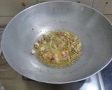 A picture of step 3 of Amiri khamani (Sev khamani).