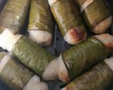 A picture of step 5 of Grilled Banana Sticky Rice (Chè Chuối Nướng) Using an Air Fryer.
