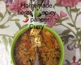 A picture of step 6 of Homemade herbs paneer.