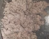 A picture of step 4 of Coconut burfi.