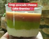Foto langkah ke 5 dari resep Oreo avocado cheese cake tiramisu.