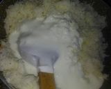 A picture of step 2 of Curd Rice.