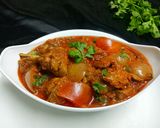 A picture of step 7 of Chicken do pyaza.