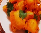 A picture of step 10 of Viazi Karai #4weekschallenge.