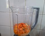 Foto del paso 1 de la receta: Bizcochuelo en licuadora versión marmoleado con jengibre, naranja y zanahoria también chía