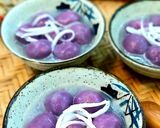 Hình bước làm 5 của món Bánh trôi khoai lang tím