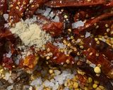 A picture of step 4 of Idli podi gun powder for dosa or idli.