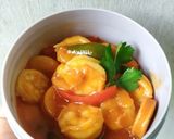 Foto langkah ke 4 dari resep Udang Sosis Saus Paprika.