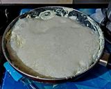 A picture of step 1 of Rose Rabri 🌹🌹.