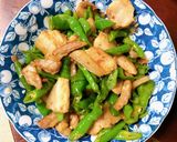 三層肉炒糯米椒的食譜步驟4照片