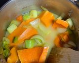 Foto del paso 3 de la receta: Crema de calabaza y zanahoria