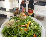 A picture of step 1 of Stir Fried Morning Groly/Water spinach.