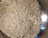 A picture of step 1 of Urad dal vada (gluten-free, Protein-rich).