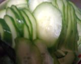 小黃瓜炒三色蛋的食譜步驟1照片