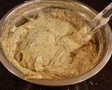 A picture of step 13 of Toasted Butter Pecan Layer Cake with Whipped White Chocolate Cream.