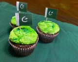 A picture of step 6 of Green cup cakes🇵🇰🇵🇰.