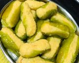 A picture of step 6 of Kheer-Potol/Parwal or Potol Mishti.