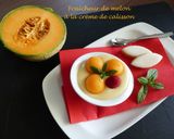 Une image de l'étape 5 de Fraîcheur de melon à la crème de calisson.