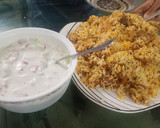 A picture of step 12 of Chicken Biryani.