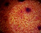 A picture of step 5 of Red pullao.