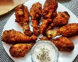 A picture of step 6 of Crispy Drumsticks.