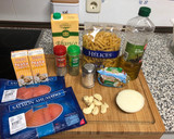 Foto del paso 1 de la receta: Hélices con salmón