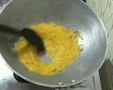 A picture of step 3 of Shavige kesaribath.