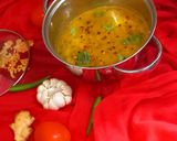 A picture of step 6 of Arhar Moong Masoor Dal Tadka.