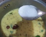 A picture of step 5 of Kadhi khichri & Gurde ka Salan ki thaali.